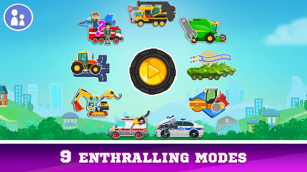 Kids Cars Games build a truck  [МОД Бесконечные монеты] Screenshot 1