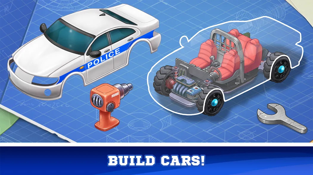 Kids Cars Games build a truck  [МОД Бесконечные монеты] Screenshot 2