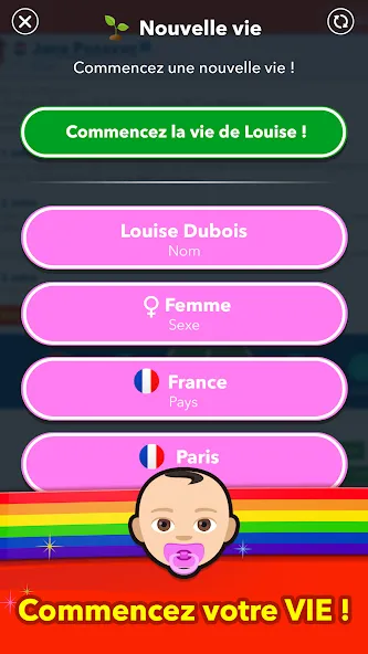 BitLife Français  [МОД Unlocked] Screenshot 1