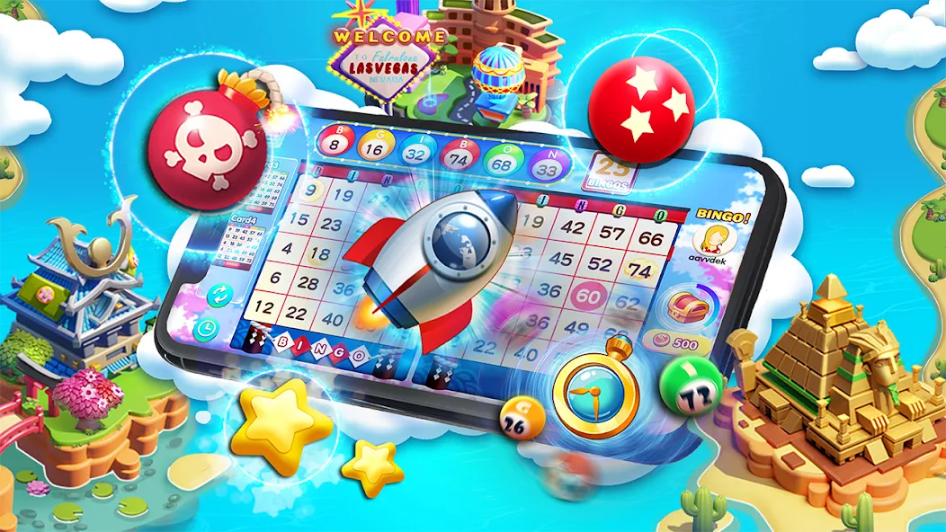 Bingo Lucky: Play Bingo Games (Бинго Лаки)  [МОД Бесконечные монеты] Screenshot 3