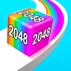 Взломанная Jelly Run 2048 (Джелли Ран 2048)  [МОД Бесконечные деньги] - полная версия apk на Андроид