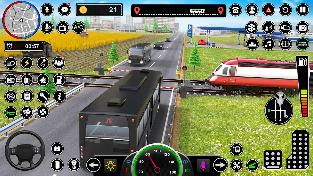 Bus Simulator - Driving Games  [МОД Много денег] Screenshot 4