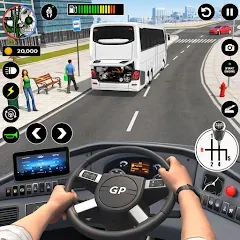 Взломанная Bus Simulator - Driving Games  [МОД Много денег] - полная версия apk на Андроид