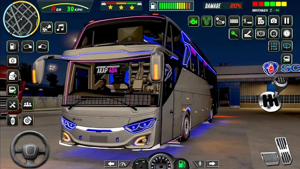 Public Coach Bus Driving Game (Паблик Коуч Бас Драйвинг Гейм)  [МОД Все открыто] Screenshot 1