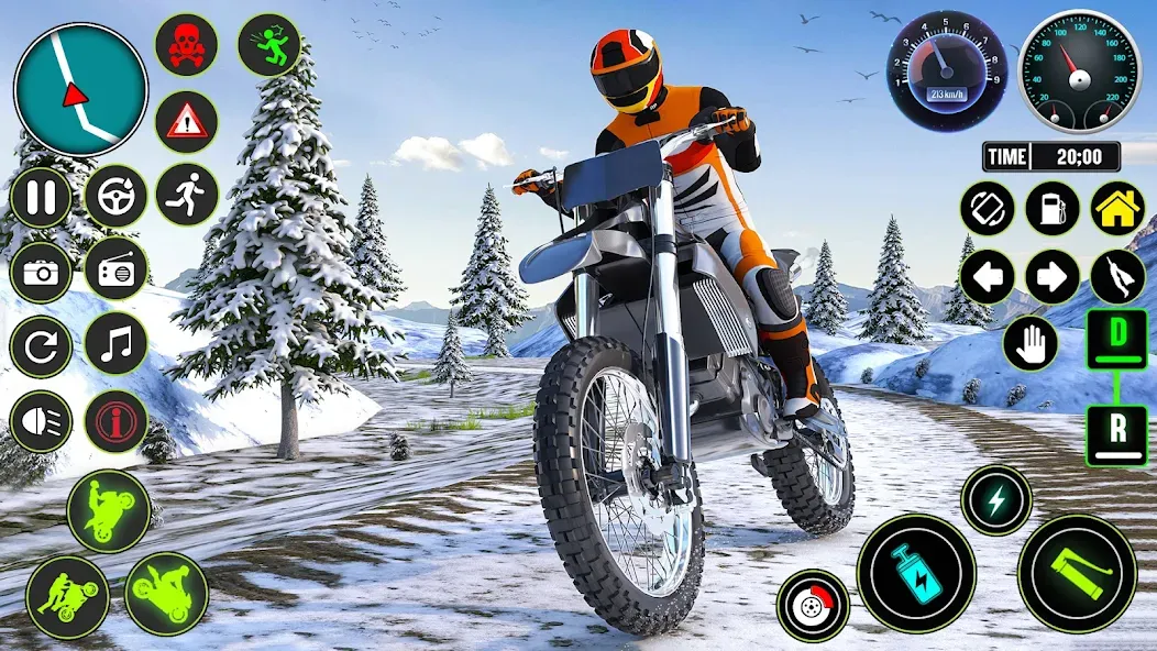 GT Bike Racing Game Moto Stunt (ДжиТи Байк Рейсинг Гейм Мото Стант)  [МОД Menu] Screenshot 3