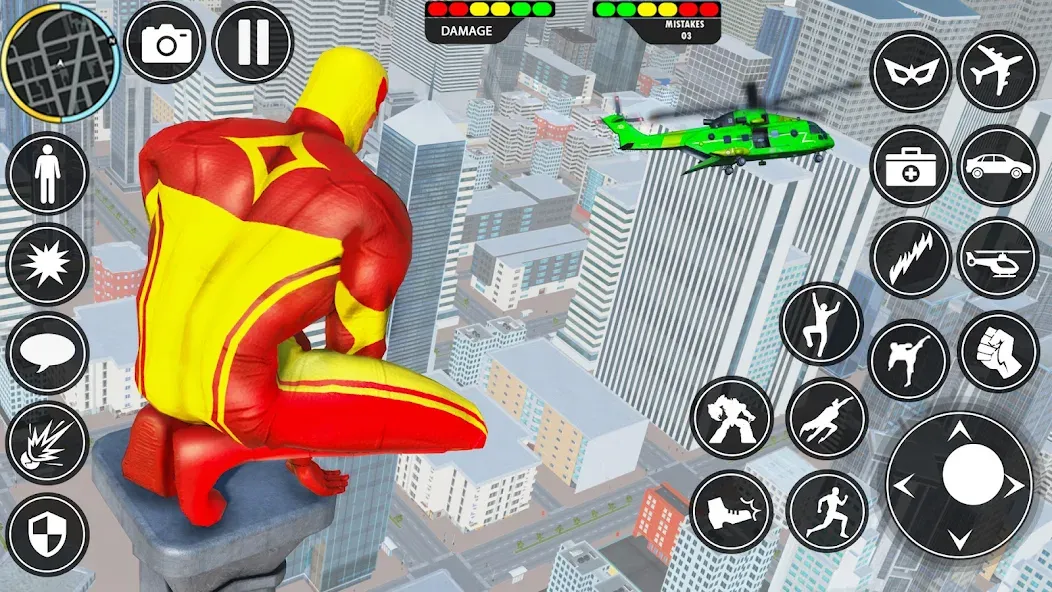 Rope Hero: Speed Hero Games (Роуп Хиро)  [МОД Все открыто] Screenshot 5