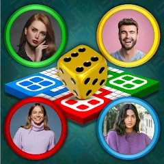 Взлом Multiplayer Dice Ludo Games (Мультиплеер Дайс Лудо Игры)  [МОД Все открыто] - полная версия apk на Андроид