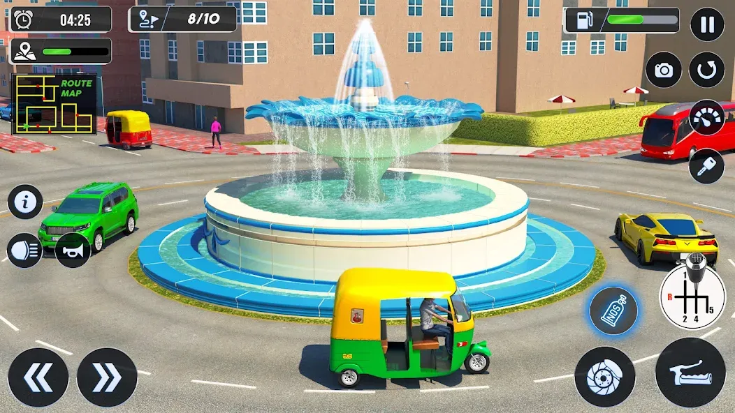 Tuk Tuk Auto Driving Games 3D  [МОД Unlocked] Screenshot 5