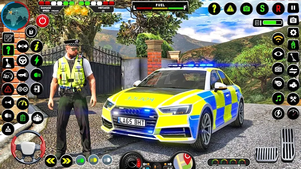 NYPD Police Car Parking Game  [МОД Бесконечные деньги] Screenshot 1