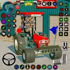 Взлом Tractor Driving - Tractor Game  [МОД Много монет] - стабильная версия apk на Андроид