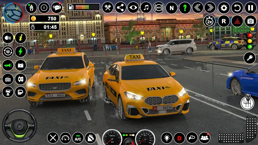 Russian Taxi Driving Simulator  [МОД Много денег] Screenshot 5