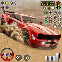 Взлом Real Rally Drift & Rally Race (Риал Ралли)  [МОД Mega Pack] - полная версия apk на Андроид