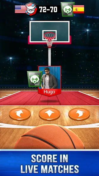 Basketball Rivals: Sports Game (Баскетбол Ривалс)  [МОД Unlocked] Screenshot 1