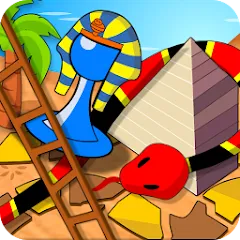 Взломанная Snakes and Ladders (Змеи и лестницы)  [МОД Unlocked] - полная версия apk на Андроид