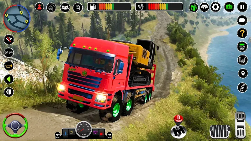 Offroad Mud Truck Simulator 3D  [МОД Много монет] Screenshot 5