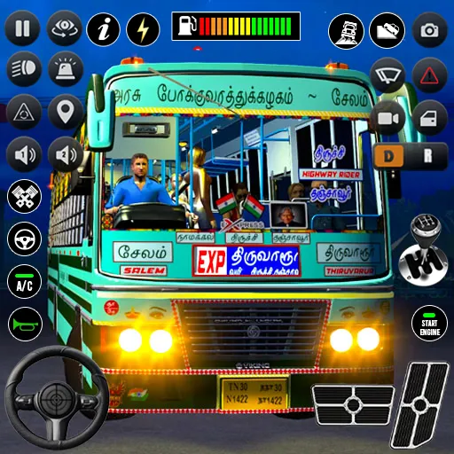 Real Passenger Bus Driving Sim  [МОД Menu] Screenshot 1