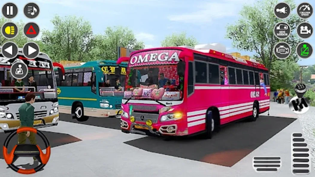 Real Passenger Bus Driving Sim  [МОД Menu] Screenshot 5