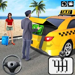 Скачать взлом Taxi Simulator 3d Taxi Driver  [МОД Все открыто] - стабильная версия apk на Андроид