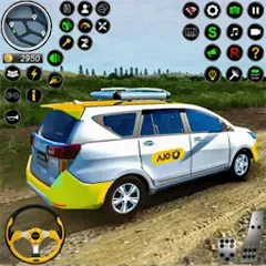 Скачать взломанную City Taxi Games Taxi Simulator (Русские такси игры на автомобилях)  [МОД Бесконечные деньги] - полная версия apk на Андроид