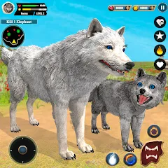 Скачать взломанную Wild Wolf Simulator Games  [МОД Меню] - стабильная версия apk на Андроид