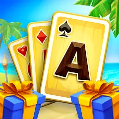 Взломанная Tiki Solitaire TriPeaks (Тики Солитер ТриПикс)  [МОД Много монет] - стабильная версия apk на Андроид