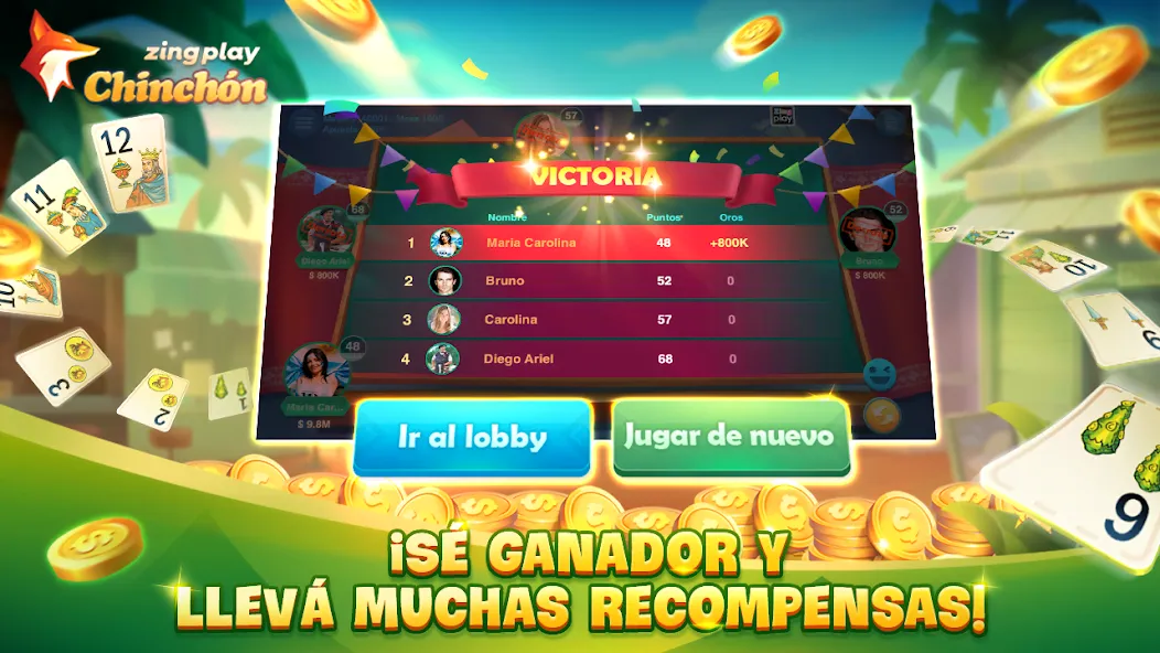 ChinChón Zingplay Juego Online  [МОД Menu] Screenshot 5