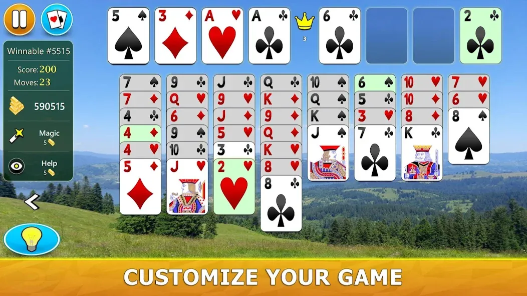 FreeCell Solitaire - Card Game  [МОД Unlocked] Screenshot 4