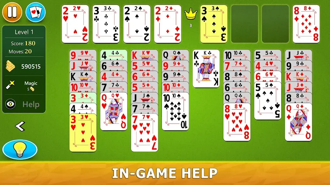 FreeCell Solitaire - Card Game  [МОД Unlocked] Screenshot 5