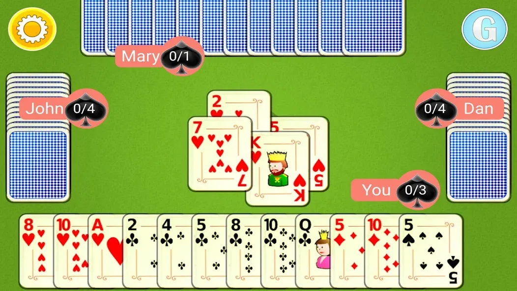 Spades Mobile  [МОД Много денег] Screenshot 3