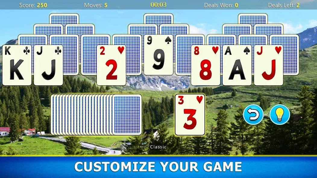 TriPeaks Solitaire Mobile  [МОД Mega Pack] Screenshot 3