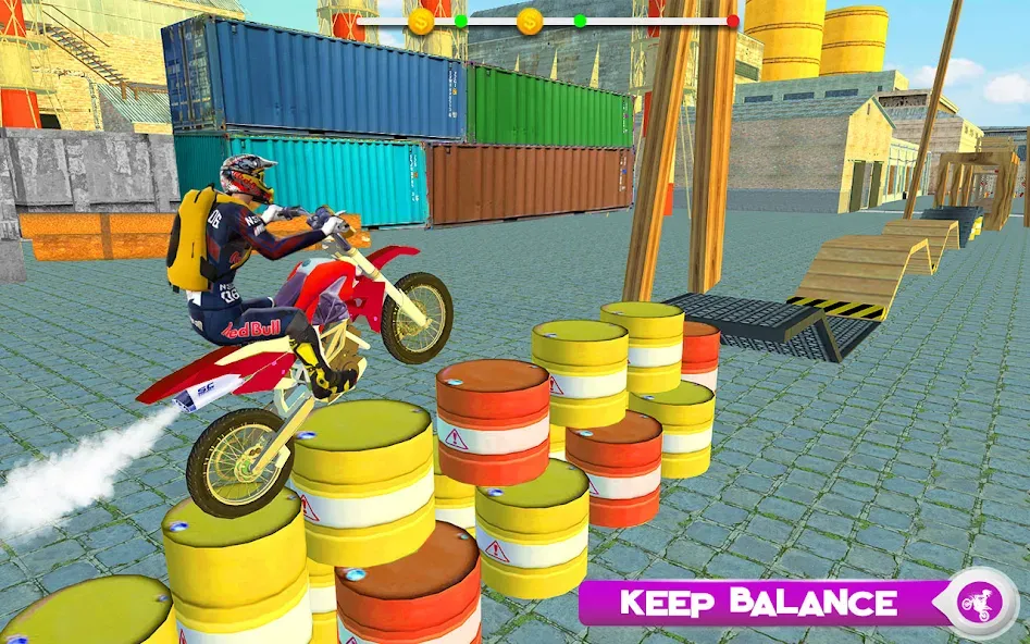 Motor Bike Stunt Racing Games (Мотор Байк Стант Гонки Игры)  [МОД Много монет] Screenshot 4