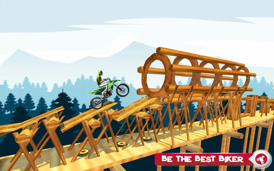 Motor Bike Stunt Racing Games (Мотор Байк Стант Гонки Игры)  [МОД Много монет] Screenshot 5