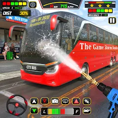 Скачать взлом City Bus Simulator Bus Games (Сити Бас Симулятор Бас Игры)  [МОД Бесконечные монеты] - стабильная версия apk на Андроид