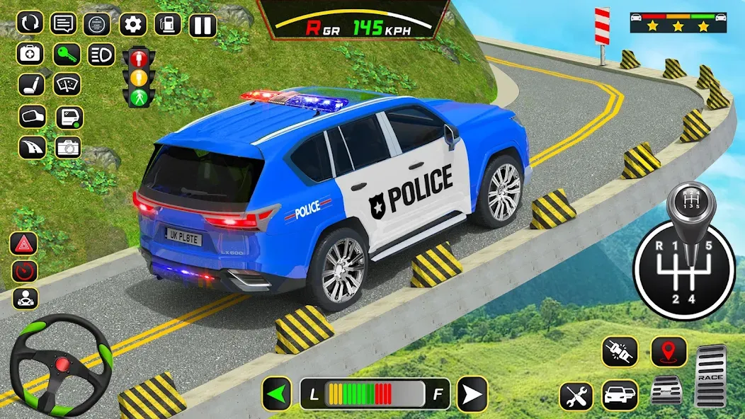 Police Car Driving School Game (Полицейская школа вождения автомобилей)  [МОД Все открыто] Screenshot 3