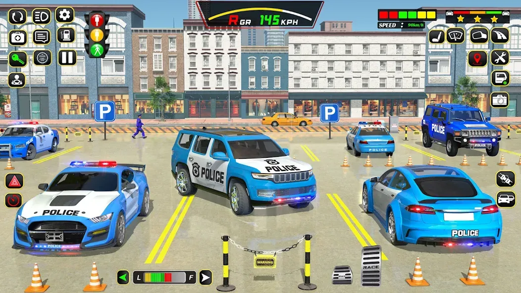 Police Car Driving School Game (Полицейская школа вождения автомобилей)  [МОД Все открыто] Screenshot 5