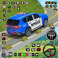 Взлом Police Car Driving School Game (Полицейская школа вождения автомобилей)  [МОД Все открыто] - последняя версия apk на Андроид