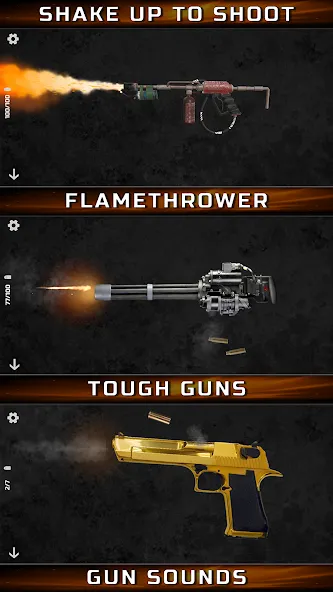 Gun Simulator : Tough Guns  [МОД Все открыто] Screenshot 1