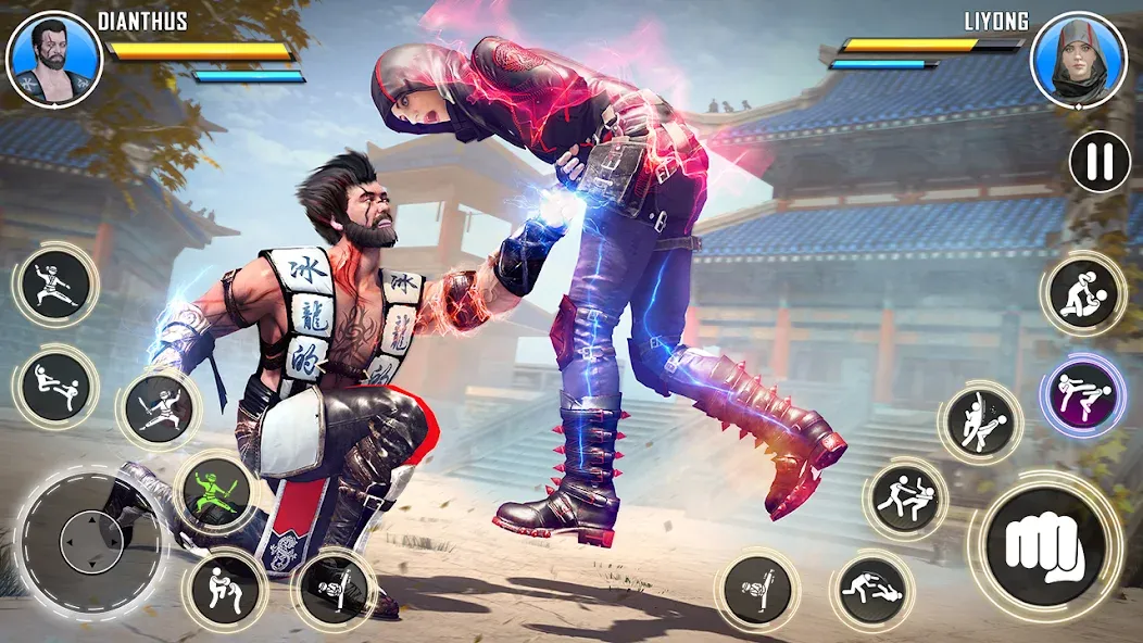 Kung Fu karate: Fighting Games  [МОД Mega Pack] Screenshot 5