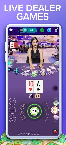 High 5 Casino: Real Slot Games (Хай 5 Казино)  [МОД Меню] Screenshot 4