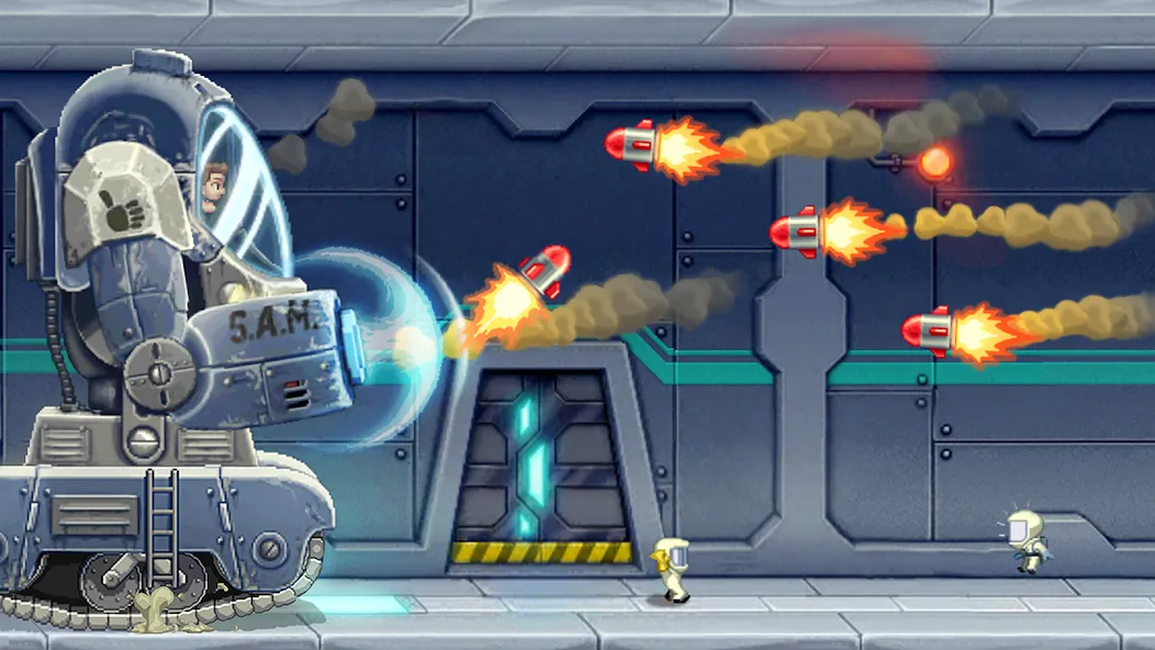 Jetpack Joyride (Джетпак Джойрайд)  [МОД Unlocked] Screenshot 4