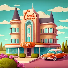 Скачать взлом Merge Hotel: Family Story Game (Мердж Отель)  [МОД Меню] - стабильная версия apk на Андроид