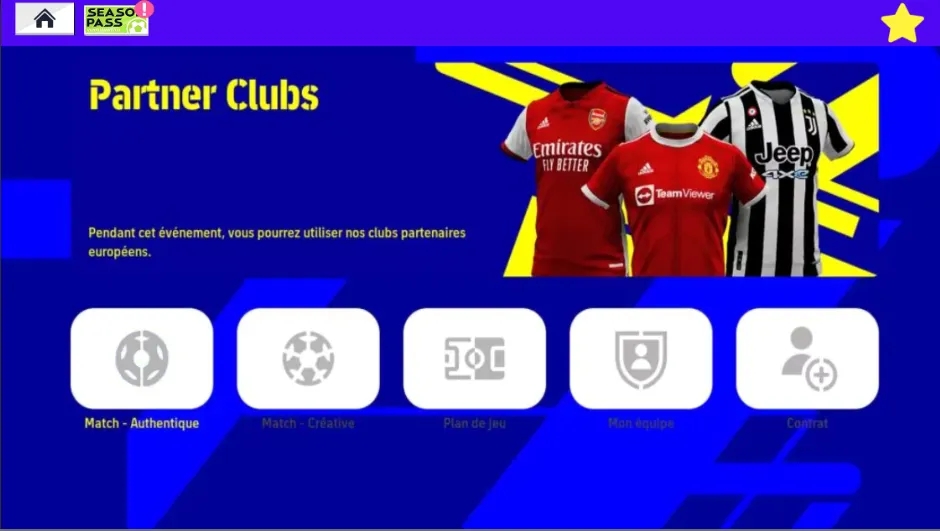 PESfOOTBALL MOBILE 2023 (ПЕСФУТБОЛ МОБИЛЬНАЯ 2023)  [МОД Menu] Screenshot 1