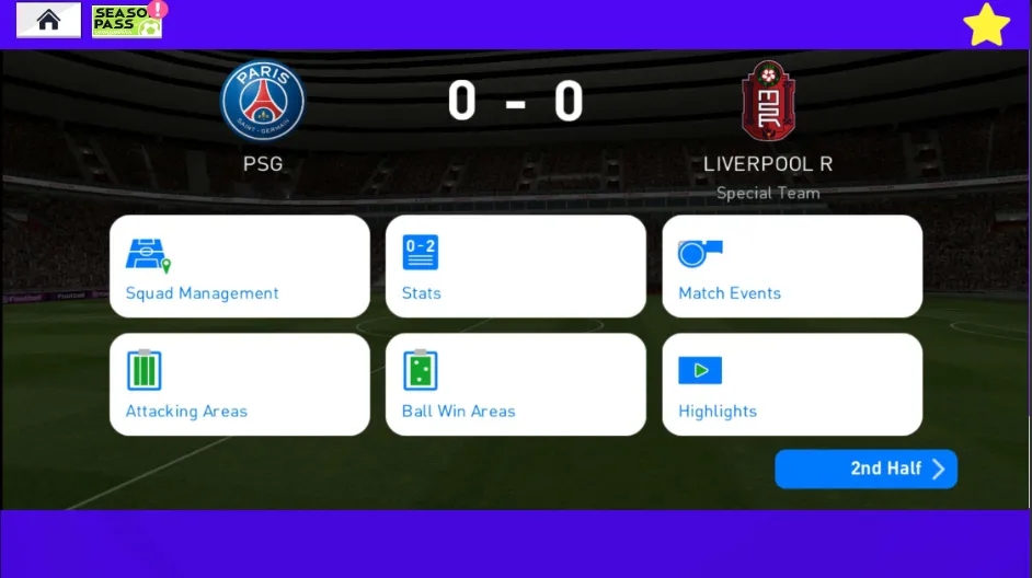 PESfOOTBALL MOBILE 2023 (ПЕСФУТБОЛ МОБИЛЬНАЯ 2023)  [МОД Menu] Screenshot 2