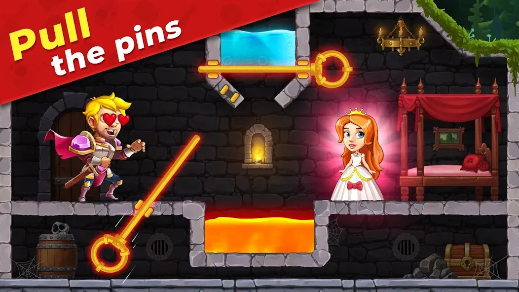 Mr. Knight: Pin Puzzles  [МОД Mega Pack] Screenshot 4