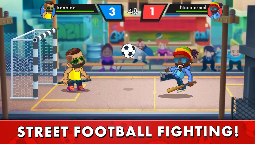 Street Soccer：Ultimate Fight  [МОД Unlimited Money] Screenshot 1