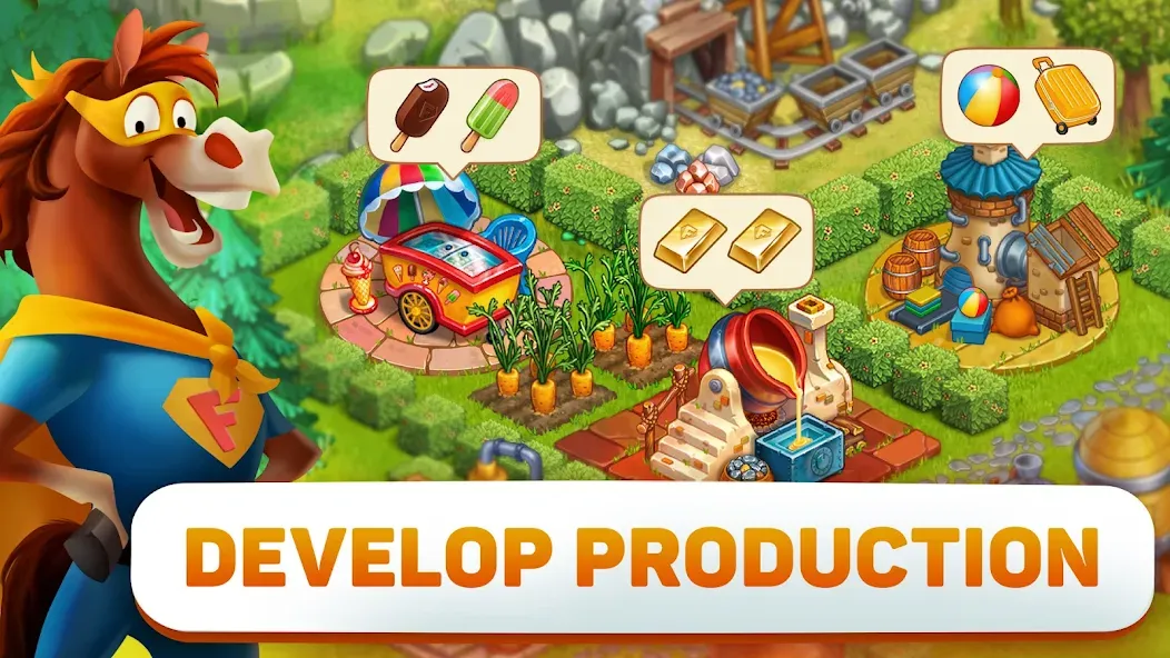 Superfarmers: Superhero Farm  [МОД Mega Pack] Screenshot 4