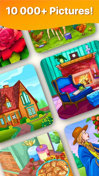Hey Color Paint by Number Art  [МОД Бесконечные монеты] Screenshot 3