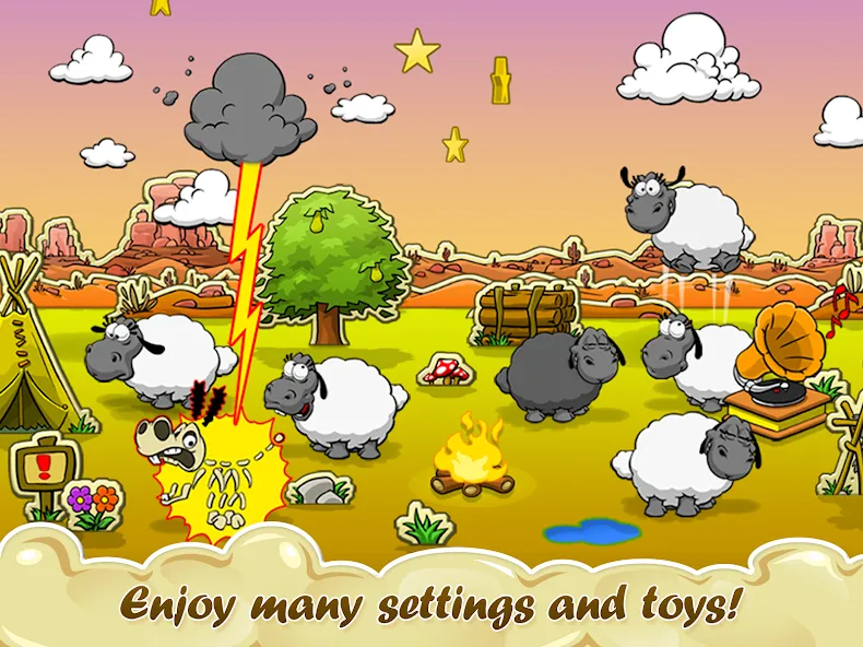 Clouds & Sheep  [МОД Меню] Screenshot 3