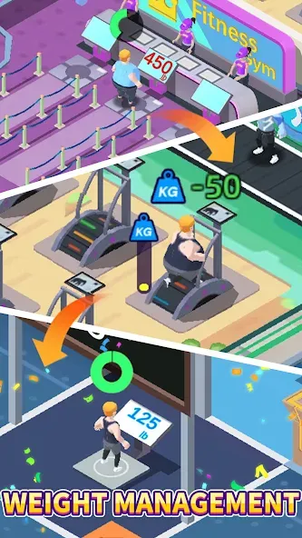 Fitness Club Tycoon (Фитнес Клуб Тайкун)  [МОД Меню] Screenshot 1