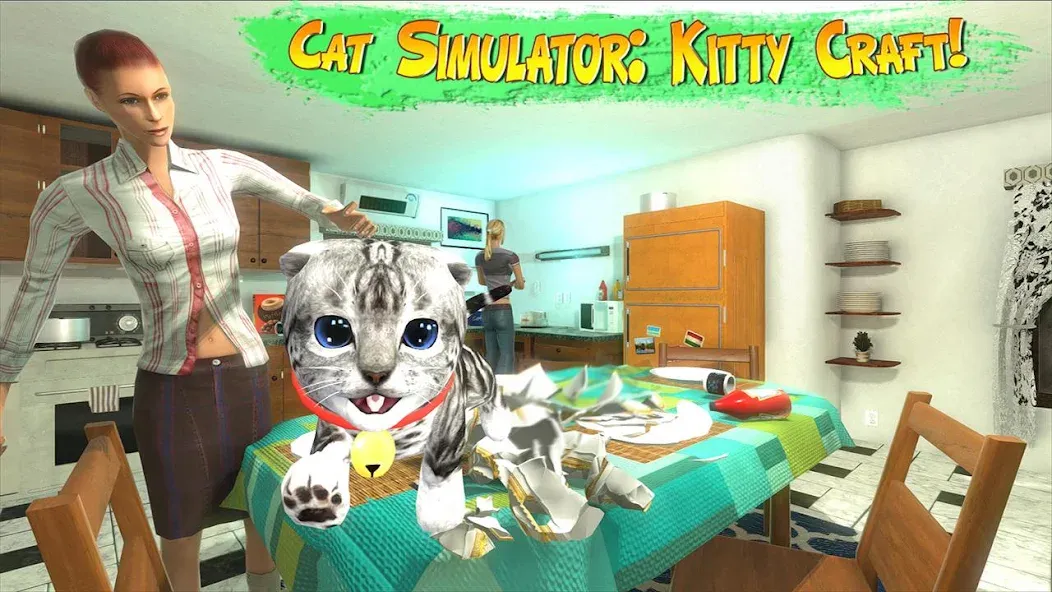 Cat Simulator : Kitty Craft (Симулятор кота)  [МОД Unlimited Money] Screenshot 1